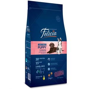 Felicia Kuzulu Büyük Irk Yavru Köpek Maması 3 kg - Felicia