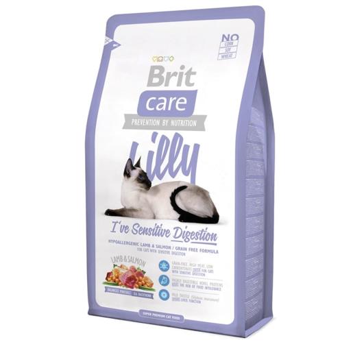 Brit Care Lilly Sensitive Kuzu ve SomonluTahılsız Kedi Maması 2 Kg - Brit